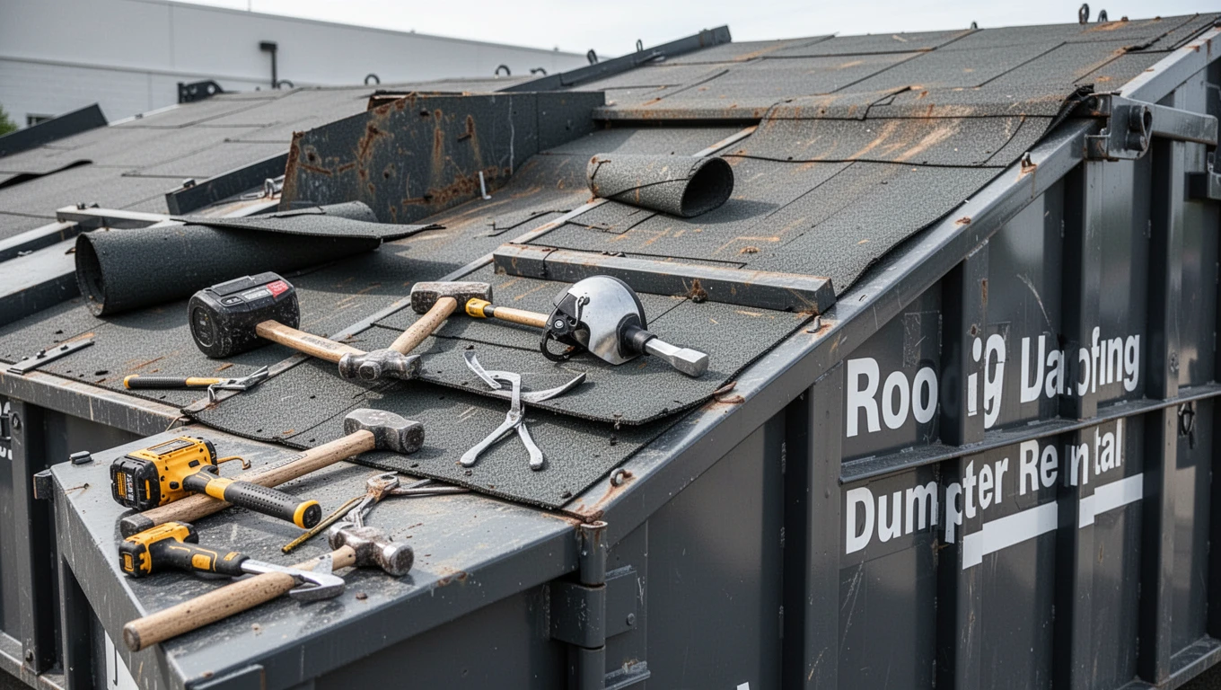 Roofing Dumpster Rental